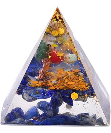 Buy Handmade Repwey Crystal Pyramid - Chakra Energy Generator for Meditation & Home Decor (Style 3 1PC) - Buy Online on GoSupps.com