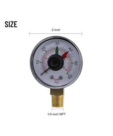 EXTRWORY Pool Filter Pressure Gauge Sand Filter Pressure Gauge Pool Filter and Sand Filter Replacement Parts for ECX271261 - Buy Online on GoSupps.com