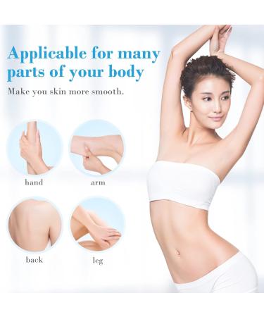 Nano Crystal Hair Remover - Painless Exfoliation Tool for Men and Women - Magic Hair Eraser for Silky Smooth Skin - Gold - Buy Online on GoSupps.com