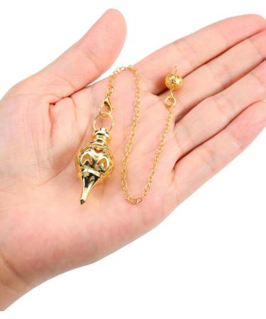 Crystears Copper Filigree Pendulum - Spiritual Jewelry for Divination Reiki Healing & Meditation - Buy Online on GoSupps.com