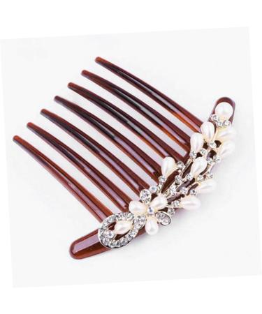 Seven- Hair Comb Bride Hair Accessories Hair Accessories for Bride Rhinestone Hair Accessories Bridal Hair Comb Bride Hair Side Comb Wedding Rhinestones Pearl Rhinestone - Buy Online on GoSupps.com