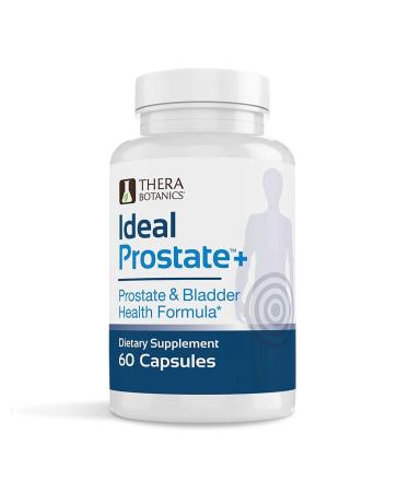 Ideal Prostate Plus Powerful Prostate Supplement for Men Natural Prostate Relief with Reishi Mushroom Extract Saw Palmetto Beta Sitosterol Lycopene Zinc Horsetail & Vitamin D3 (1 Bottle)
