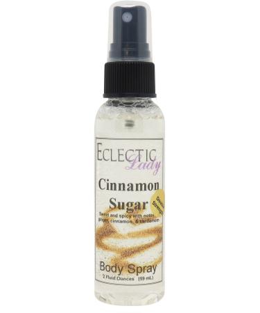 Cinnamon Sugar Body Spray (Double Strength) 2 ounces Body Mist for Women with Clean Light & Gentle Fragrance Long Lasting Perfume with Comforting Scent for Men & Women Cologne with Soft Subtle
