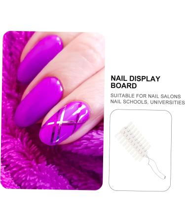  Didiseaon Didiseaon 6 Sheets Portable Waltz Nail Display Tips Double-Sided Nail Art Display Chart - Buy Online on GoSupps.com