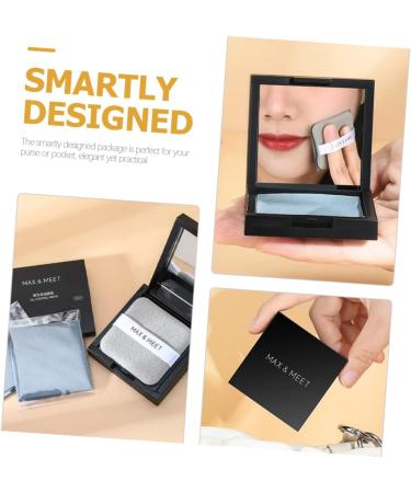 TOVINANNA 4 Sets Oil Blotting Paper Blotting Paper + Powder Facial Tool Oil Absorbing Film Oil Control Papers Makeup Oil-Absorbing Oily Skin Control Paper Face Oil Men and Women Sponge - Buy Online on GoSupps.com