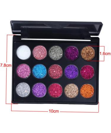 OSALADI 15 Matte Eyeshadow Eye Shadow Palettes Eyeshadow Pallet Eyeshadow Powder Eyeshadow Palette Diamond Makeup Palette Eyeshadow Matt 1 count (Pack of 1) Picture 1 - Buy Online on GoSupps.com