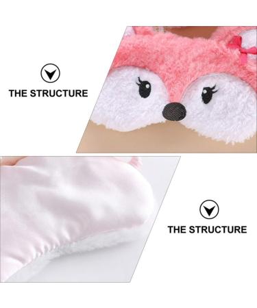 Healifty Plush Fox Sleeping Eye Cover - Cute Novelty Cartoon Animal Blindfold for Men, Women, Kids - Buy Online on GoSupps.com