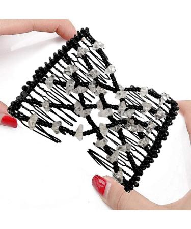 ZKSXOA Hair Comb with Elastic Pearls - 4 Piece Stretchy Hair Accessories for Women & Girls - Buy Online on GoSupps.com