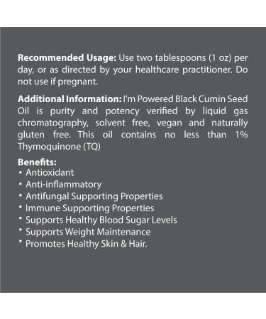 Premium Black Seed Oil - Cold Pressed Nigella Sativa Aids in Digestive Health Immune Support Brain Function Skin Care Gluten Free Non GMO (16 oz) 16 Fl Oz (Pack of 1) - Buy Online on GoSupps.com