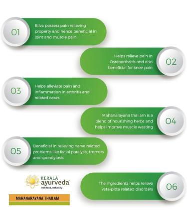 Kerala Ayurveda Mahanarayana Thailam 200 ml door de MG Shop - Buy Online on GoSupps.com