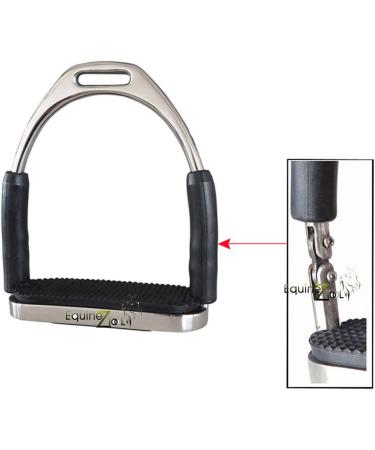 Equinez Tools Flex Stainless English Saddle Stirrups - Pain Relief 5 Inch - Buy Online on GoSupps.com