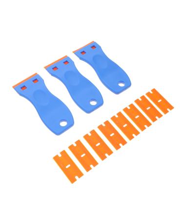 Uonlytech 3st mucosal razor Color bracel Color Schaber wiper for car self -adhesive razor made of plastic razor made of plastic glue glass plastic