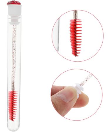 DOITOOL 20 Pcs Diamond Mascara Brush Empty Mascara Bottle Rhinestone Lip Gloss Tubes Eyelash Cream 11.3x1.1cmx2pcs Orange Redx2pcs - Buy Online on GoSupps.com