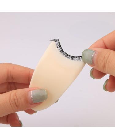 False Lashes Applicator Tool Lash Buddy Makeup Tools False Eyelash Wearing Aids Clip  Convenient to Wear Eyelashes  1 PC