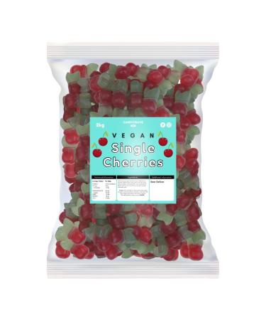 Candycrave - Vegan Single Cherries 2Kg Bulk Bag