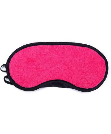 Set of 3 Microfiber Terry Cloth Sleep Masks - Lightweight and Comfortable Eye Masks for Sleeping, Travel, Shift Work - Adjustable and Soft Blindfolds for Men and Women - Black/Blue/Pink - Buy Online on GoSupps.com