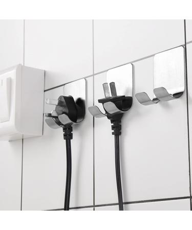 Ibuloule 5 PCs Self-Adhesive Shaving Hooks | Stainless Steel Shower & Razor Hooks | No Drill Installation Wall Storage Solutions - Buy Online on GoSupps.com