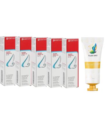 NASAL SPRAY 0.1% AL Economy Pack 5 X10 ml including a high-quality hand cream brand Faar-Apo