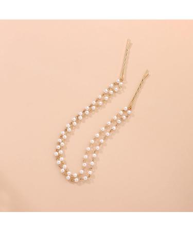 Shop Inilbran Boho Layered Head Chain | Gold Pearl Hairpins & Vintage Hair Accessories for Women & Girls - Buy Online on GoSupps.com