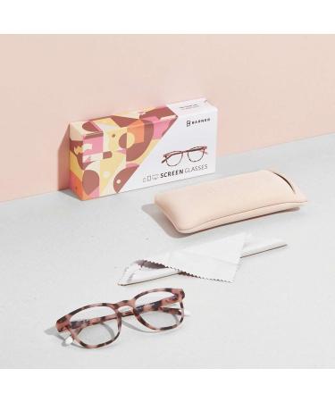 BARNER Dalston Blue Light Glasses - Pink Tortoise | Blue Light Filter for Men & Women | Computer Glasses for Eye Protection - Buy Online on GoSupps.com