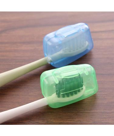Travel-Friendly 5-Pack Toothbrush Head Cases | Portable & Protective Caps for Hiking & Camping | Random Colors - Buy Online on GoSupps.com