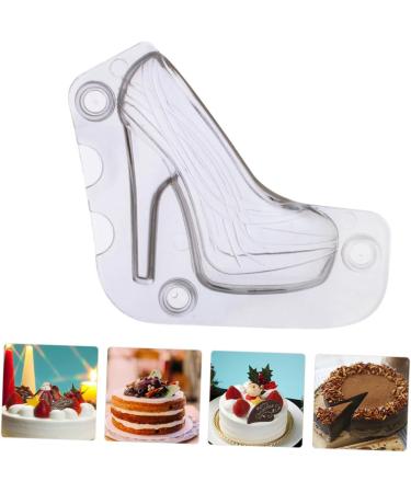 PRETYZOOM Chocolate Mold Shoe Fondant Mold 3D Shoes Cake Mold for Chocolate 3D High Heel Meaningful Gift Sugarcraft Mold Soap Making Decor Reusable Mold Muffin Cartoon Plastic Miss - Buy Online on GoSupps.com