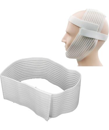 Chin Strap Snoring Solution - Portable White Head Band for Better Sleep - Buy Online on GoSupps.com