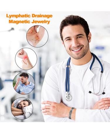 9X Lymphatic Drainage Men's Copper Bracelet | Ultra Strength Magnet | 99% Pure Copper | Adjustable Brazaletes Cuff Bangle | Celtic Knot Design | Gift Box Included - Buy Online on GoSupps.com