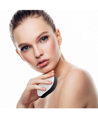 Crystal Hair Eraser - Painless Hair Removal Tool for Men and Women - Fast & Easy Exfoliation - Suitable for Arms, Legs, Back, Chest - Soft, Smooth, Silky Skin - Black - Buy Online on GoSupps.com