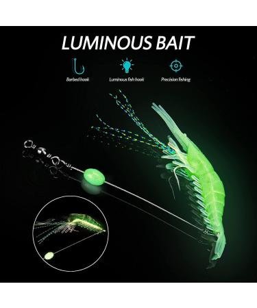 10PCS Premium Soft Shrimp Fishing Lures Set with Sharp Hooks - Ideal for Freshwater and Saltwater Fishing - Syosisny - Buy Online on GoSupps.com