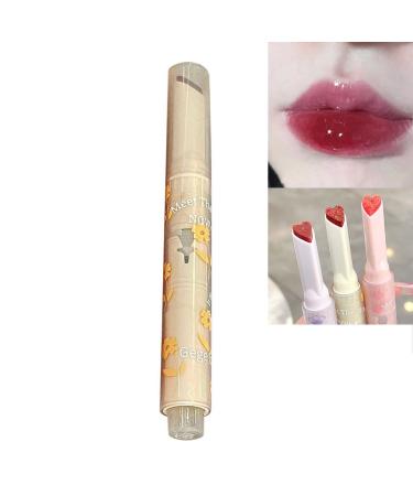 Flortte Jelly Lipstick Florette Jelly Lipstick Flortte Nice to Meet Chu Jelly Lipstick Heart Shape hard candy plumping serum lip balm Long Lasting Nourishing Lip Glow Balm (#05)