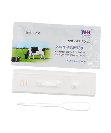 Beaupretty 2 StK pregnant tester farm animal supply test paper for pregnant animals cattle supply for cattle sow colloid test card tool plastic white whitex2stk 1 piece (1 Pack)