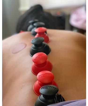 RockPods 2-Piece Cupping Set with Carrying Case - Premium Massage Therapy Kit - Buy Online on GoSupps.com