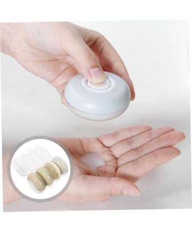 MAGICLULU 4 Sets Travel Bottle Travel Size Cosmetic Press Containers Travel Containers for Cream Daily Use Lotion Jar Silicone Travel Containers Sealed Container Travel Can Storage White Pp - Buy Online on GoSupps.com