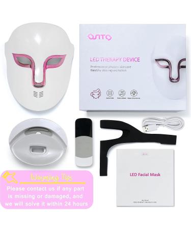 OSITO LED Light Therapy Facial Mask - Acne Treatment & Anti-Aging Red Light Therapy - FSA/HSA Eligible - Unlimited Sessions - White - Buy Online on GoSupps.com