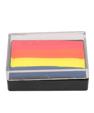 Fockety Fockety Face and Body Paint 4 Colors Split Cake Palette Soft Safe for Hand Painting Children's Education 30g (24)