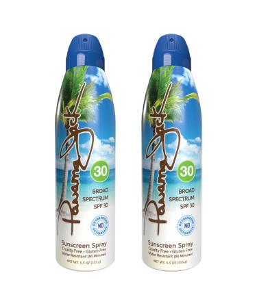 Panama Jack SPF 30 Continuous Spray Sunscreen - Broad Spectrum UVA/UVB Reef-Friendly Water Resistant Cruelty Free - 5.5 OZ - Buy Online on GoSupps.com
