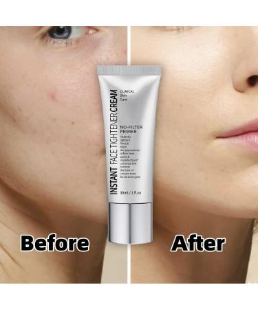 Freedomglee Instant Face Tightener Instant Face Tightener No-Filter Primer Skin Tightener Primer Face Makeup Instant Face Tightener Cream Create Natural Look for All Type Skin - Buy Online on GoSupps.com