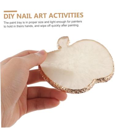 FRCOLOR 1Pc Nailart Mixing Palette Color Mix For Nailart Nail Art Palette Professional Makeup Palette Nail Color Display Plate Color Mixing Palette Tools For Nail Art White Mixing Pigment 9*86cm White - Buy Online on GoSupps.com