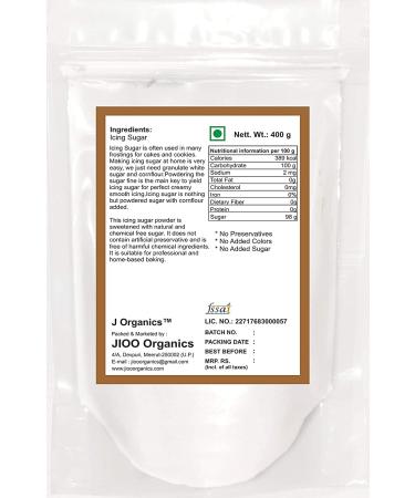 QURA Powdered Icing Sugar for Baking Glazing Frosting Cakes 400g - Buy Online on GoSupps.com