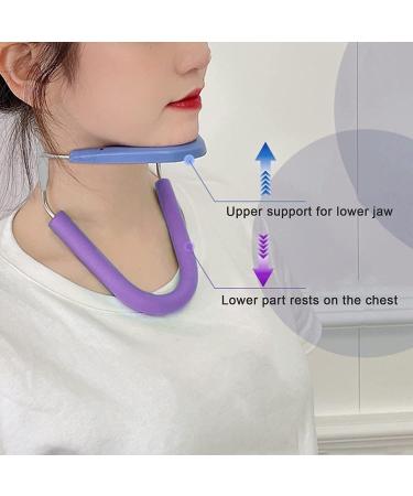 Nakeah Neck Tractor - Adjustable Neck Posture Corrector for Adults | Neck Support & Pain Relief (Blue) - Buy Online on GoSupps.com