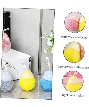 Hemoton 2pcs Mushroom Bath Balls | Foaming Shower Poufs & Body Scrubber | Mesh Bath Accessories for Ultimate Clean - Buy Online on GoSupps.com