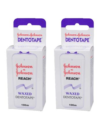 Johnson & Johnson Reach Dentotape waxed 100m pack of 2 (2x 100m)
