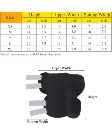 Pssopp 2Pcs Dog Rear Leg Braces Canine Hind Hock Sleeves Joint Wraps with Safety Reflective Straps for Joint Injury Protection Sprain Wound Healing(L) - Buy Online on GoSupps.com