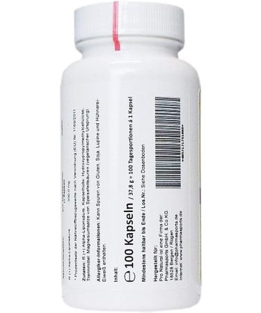 3 Pack Alpha Lipoic Acid R-Form 300mg - 300 Vegetarian Capsules Made in Germany | Pure & Potent Antioxidant Supplement - Buy Online on GoSupps.com