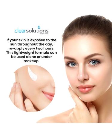 Clear Solutions Just Block Tinted Sunscreen SPF 30 - Lightweight Moisturizing Daily Sunblock - Buy Online on GoSupps.com