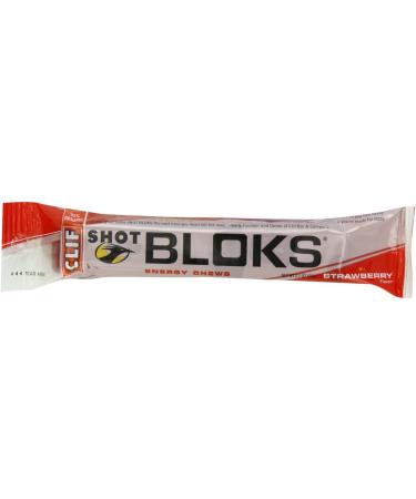  CLIF Bar Clif Bar Shot Bloks Strawberry 60g (Pack of 18) - Buy Online on GoSupps.com