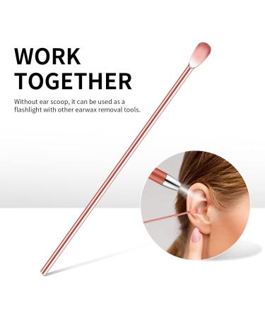 Silicone Spiral Ear Wax Removal Kit with LED Light - Easy & Effective Ear Cleaning Solution - Pink - Buy Online on GoSupps.com