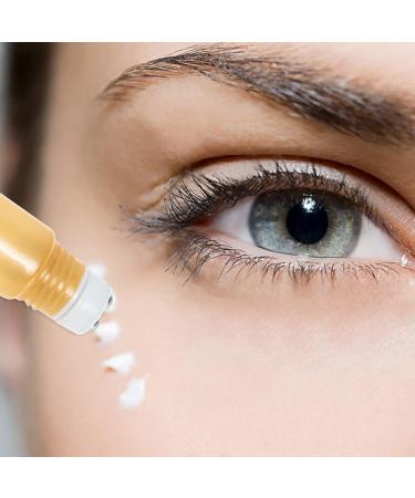 Buy Lwalzen 2-Piece 20g Silicone Travel Bottles - Squeezable Cosmetic Eye Cream Pipettes | Portable Yellow Toiletries for Travel | HRE 12.1x1.8cm - Buy Online on GoSupps.com