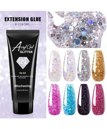 30/15ml Polish Acrygel for Nail Clear Gel Nail Crystal Gel Nail Polish Varnish for Nail Extension LED Hard TSLM2 - (Color: 50Pcs Stickers Style A) 50pcs Stickers / Style a - Buy Online on GoSupps.com